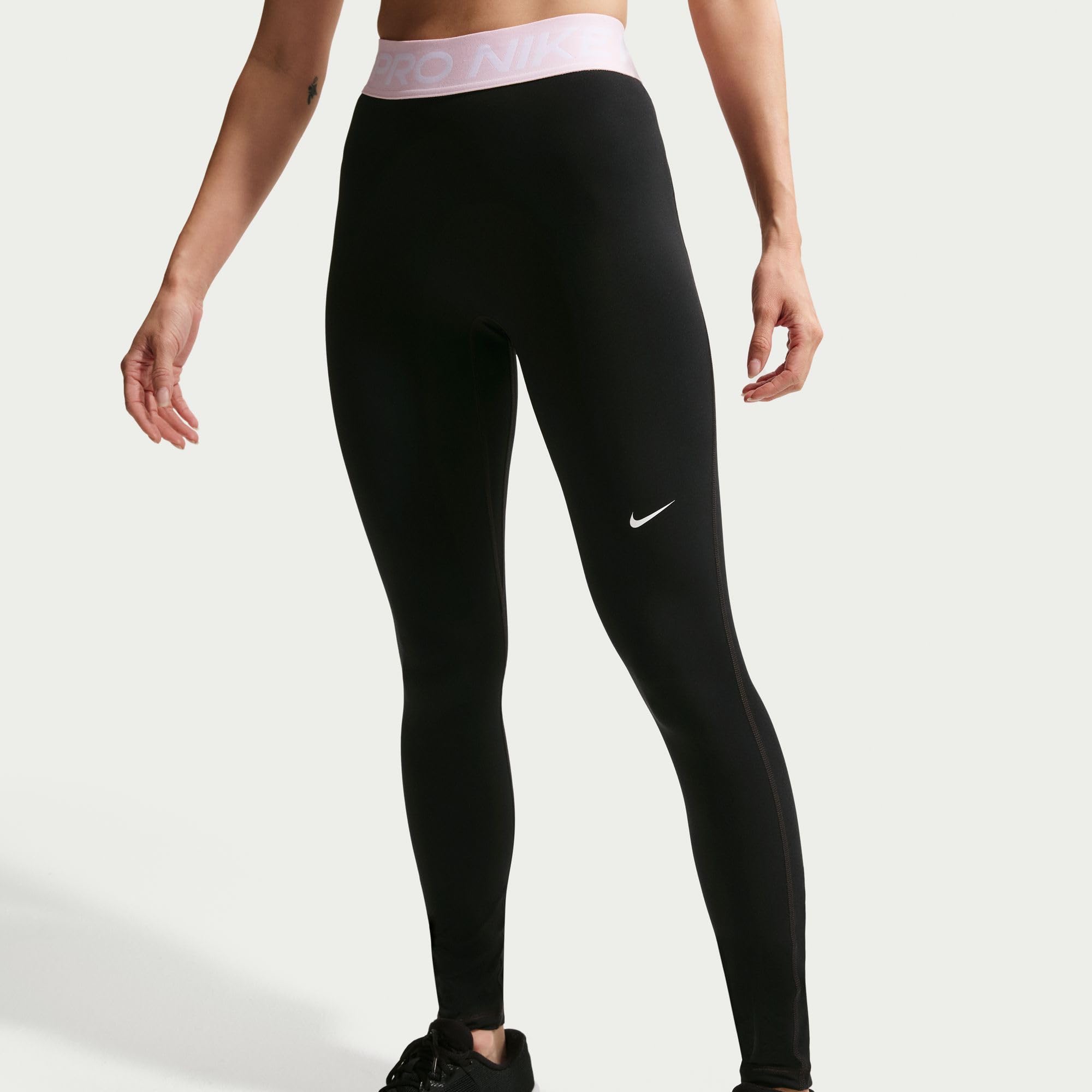 NIKE Nike Pro Leggings In Voller Länge Mit Mittelhohem Bund Für Damen - Leginsy Kobiety