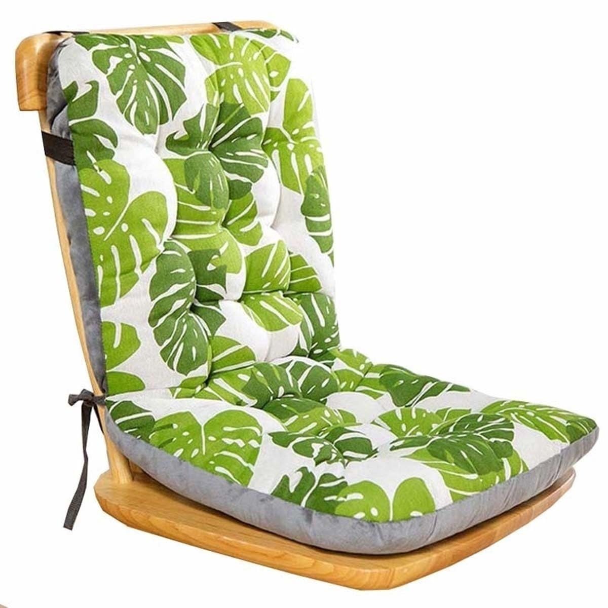 Coussin de chaise dossier haut rembourré et épais avec attaches de maintien solides