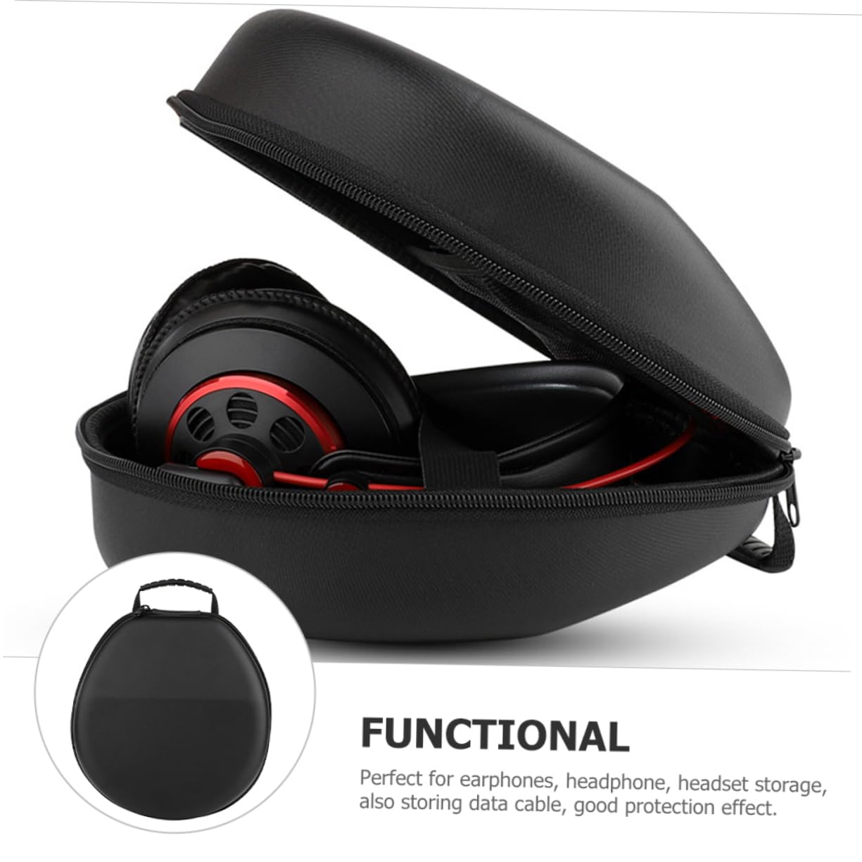 Gatuida Estuche para Auriculares Bolsa De Almacenamiento para Auriculares para Viajar Bolsa Portátil Protege Tus