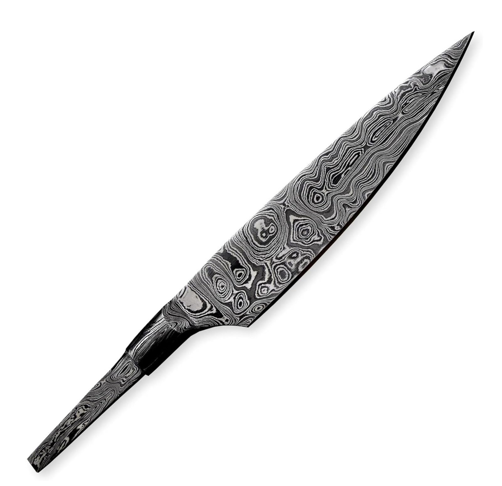 Custom Hand Forged Damascus Steel Blank Blade Chef Kitchen Knife, Forged Bolster, Woodworking Project Kit, Damascus Billet Bar Handmade Knife Making Supply (FBB-C) — Amazon image 3