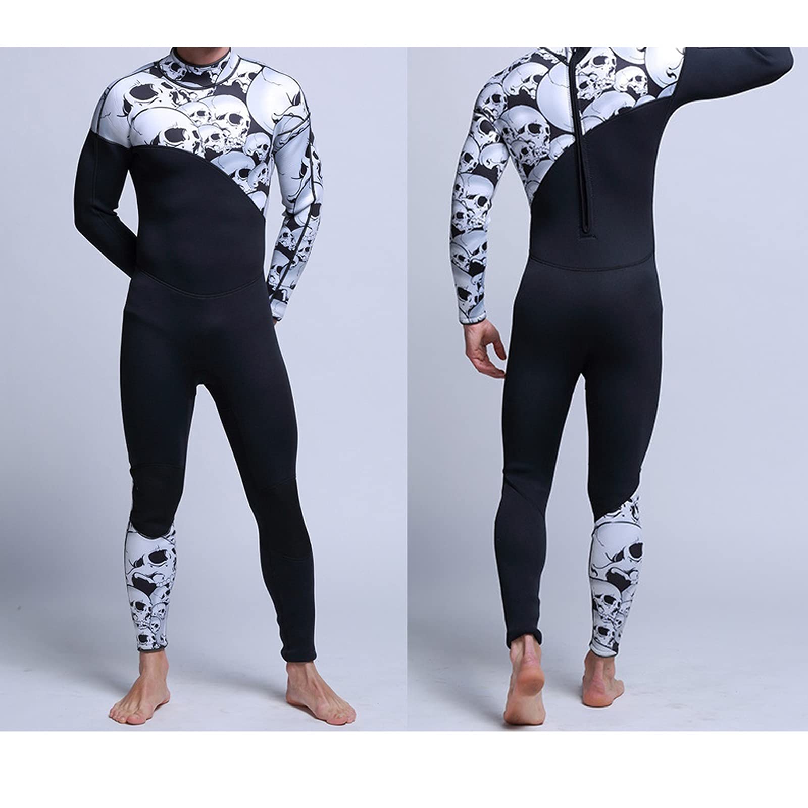 Muta umida per gli uomini Muta Subacquea Subacquea Neoprene 3mm Pesca Subacquea Muta Bagnata per Surf Nuoto immersioni, paddleboarding, kiteboarding