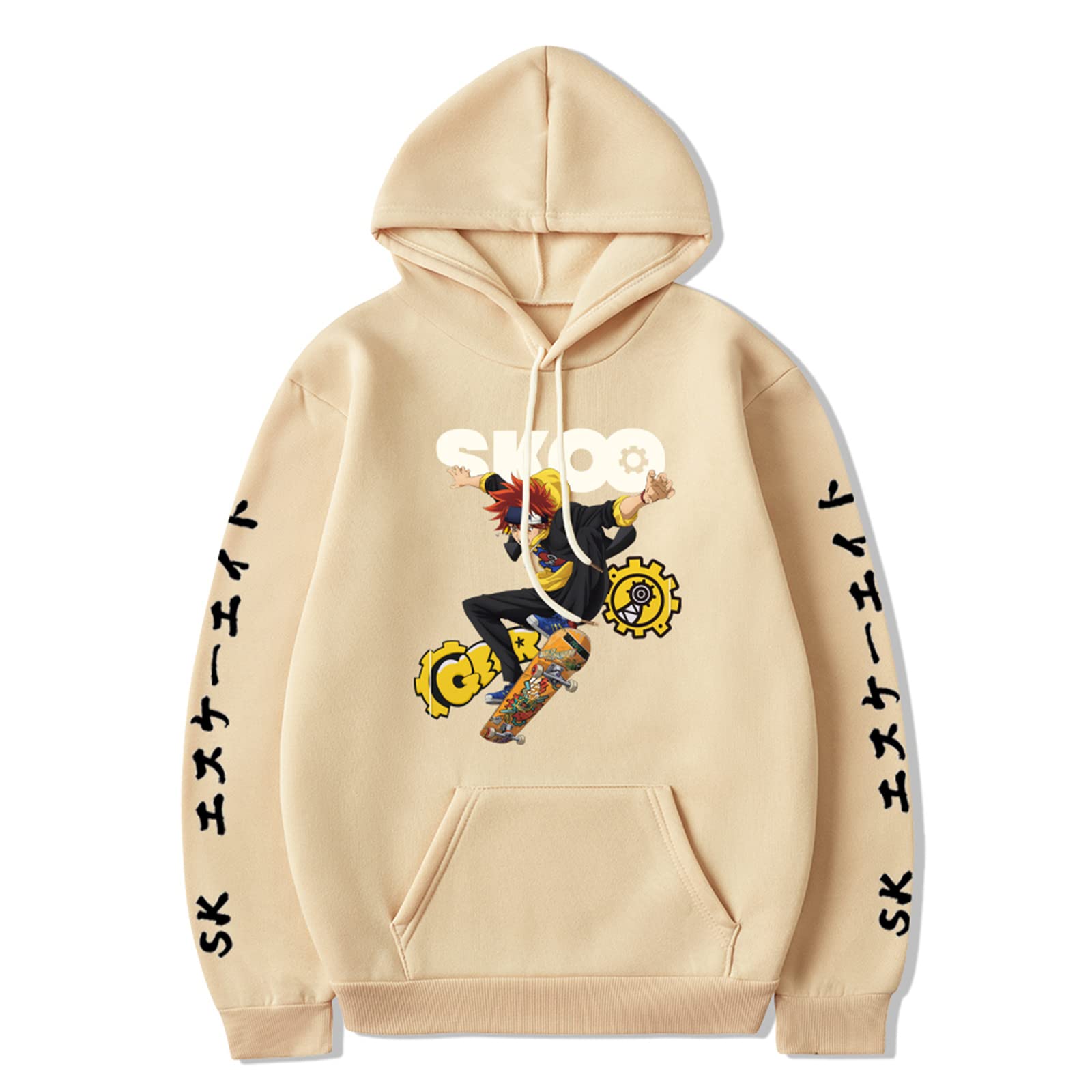 SK8 The Infinity Reki Kyan Hoodie Adult SK8 Reki Cosplay Costume Long Sleeve Anime Sweatshirt Pullover