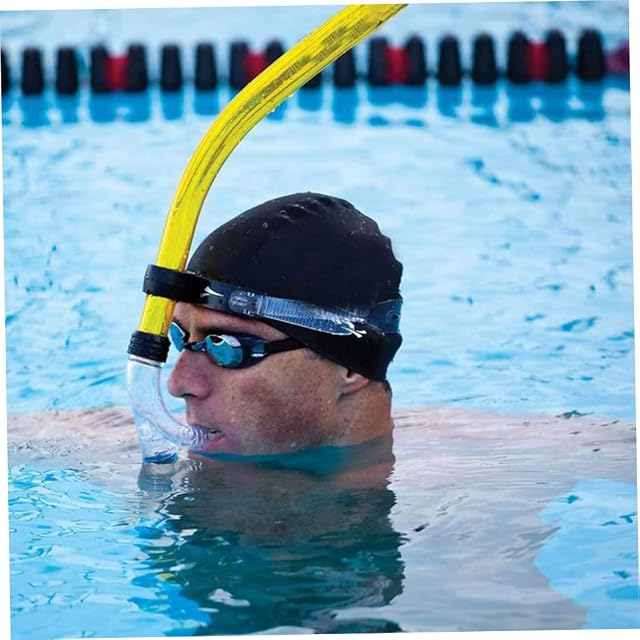 Snorkel Swimming Breathing Tube Swimmer Snorkel Snorkeling Gear for Swimming Diving Scuba Yellow Snorkels