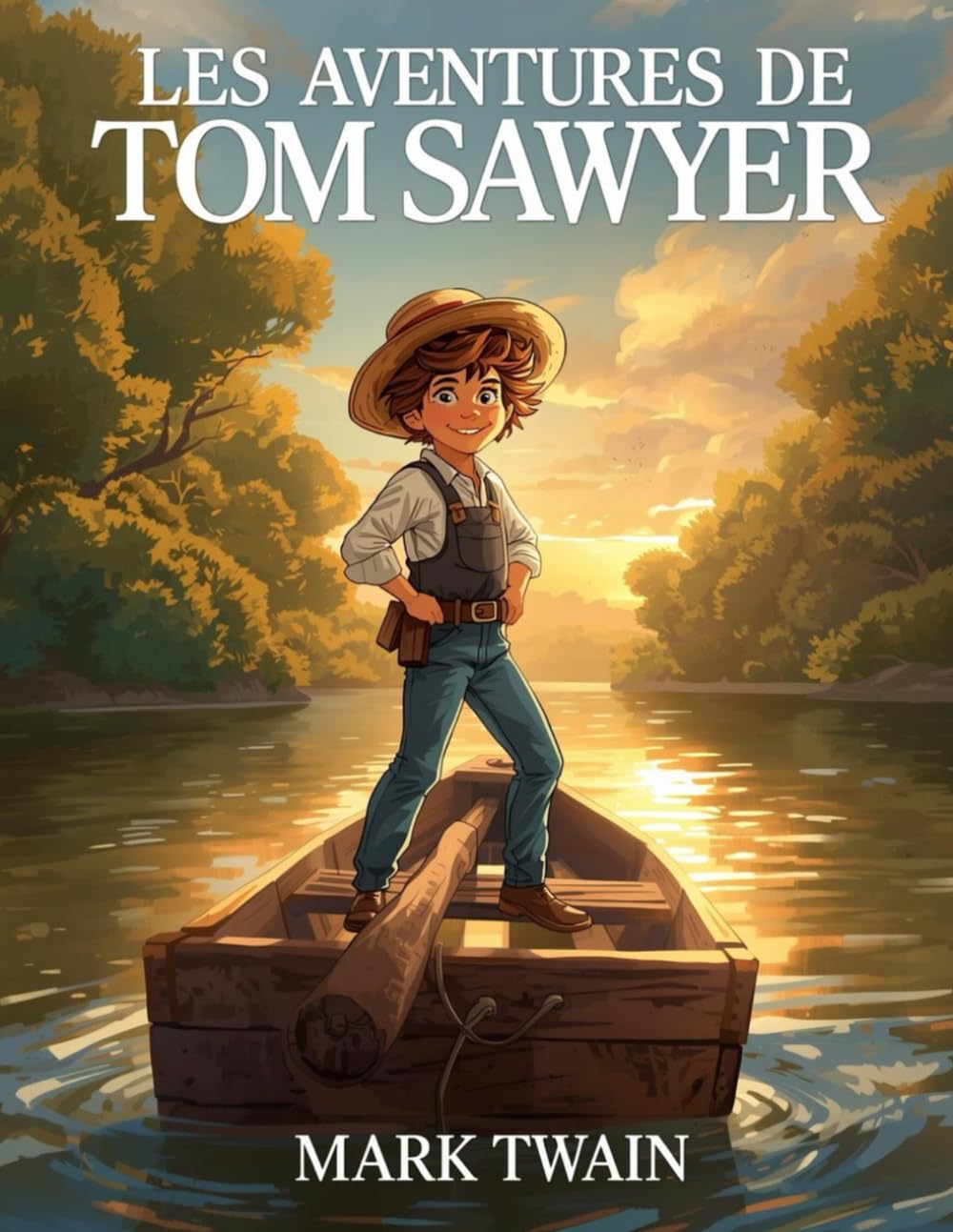 Les Aventures de Tom Sawyer - avec illustrations originales (Édition française): Le grand roman classique d’aventures pour la jeunesse