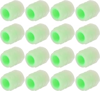 Luminosa Válvula de Pneu- Válvula- Tronco Tampa Fluorescente Pneu Tampa da Válvula- Tampa de Bico de Ar à Prova de Ar 16Pcs para Acessórios de Bicicleta de Motocicleta de Veículos
