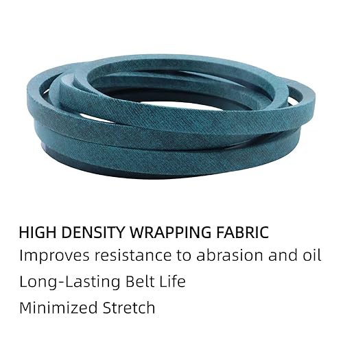 Miniatura 5 de Correa de transmisión de repuesto 1/2" X 91" para Cub Cadet 754-05027, 954-05027, XT1-GT50, XT1-GT54, XT1-LT50, XT1-LT54, XT2-GX54, XT2-LX50,