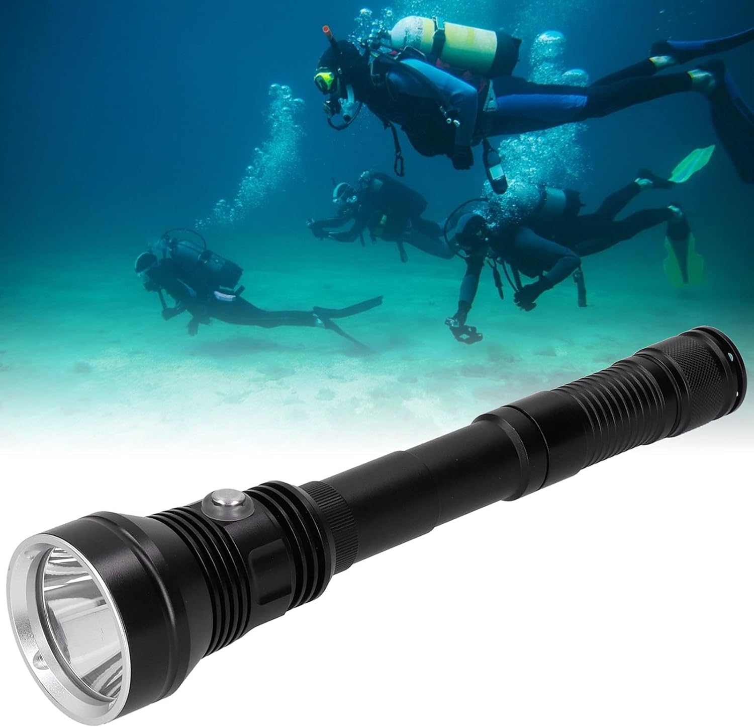 Diving Flashlight Scuba Diving Light Diving Flashlight IPX8 Waterproof 8000LM Super Bright DP70 XHP70.2 LED Dive Light Underwater Torch LED Strong Light Dive Light
