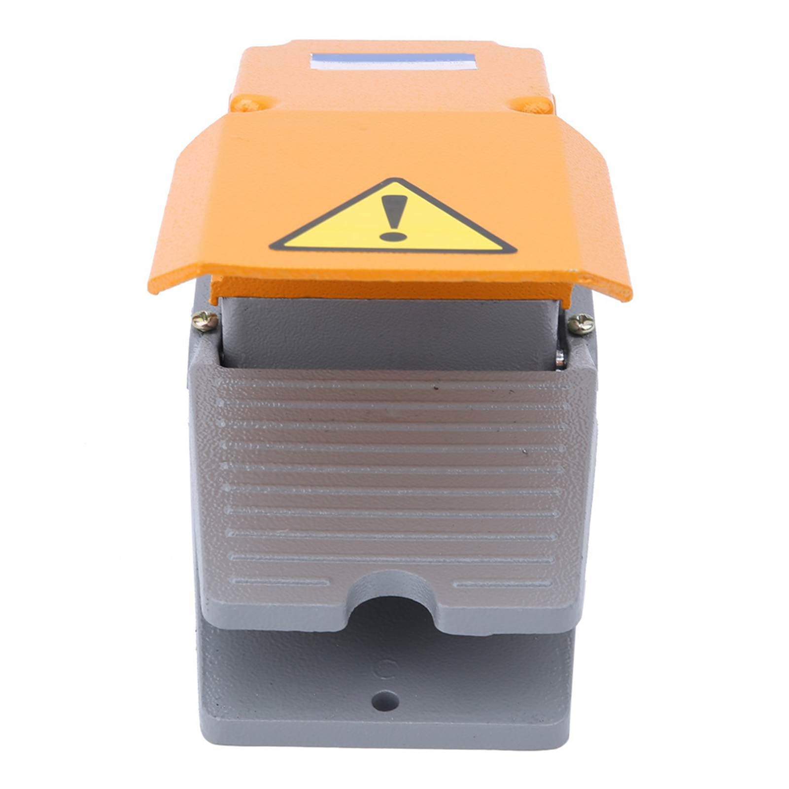 Foot Pedal Switch, Foot Switch LT4 Aluminum Shell Jog Pedal Power Controller Foot Control Pedal Switch for Machine Tool Equipment