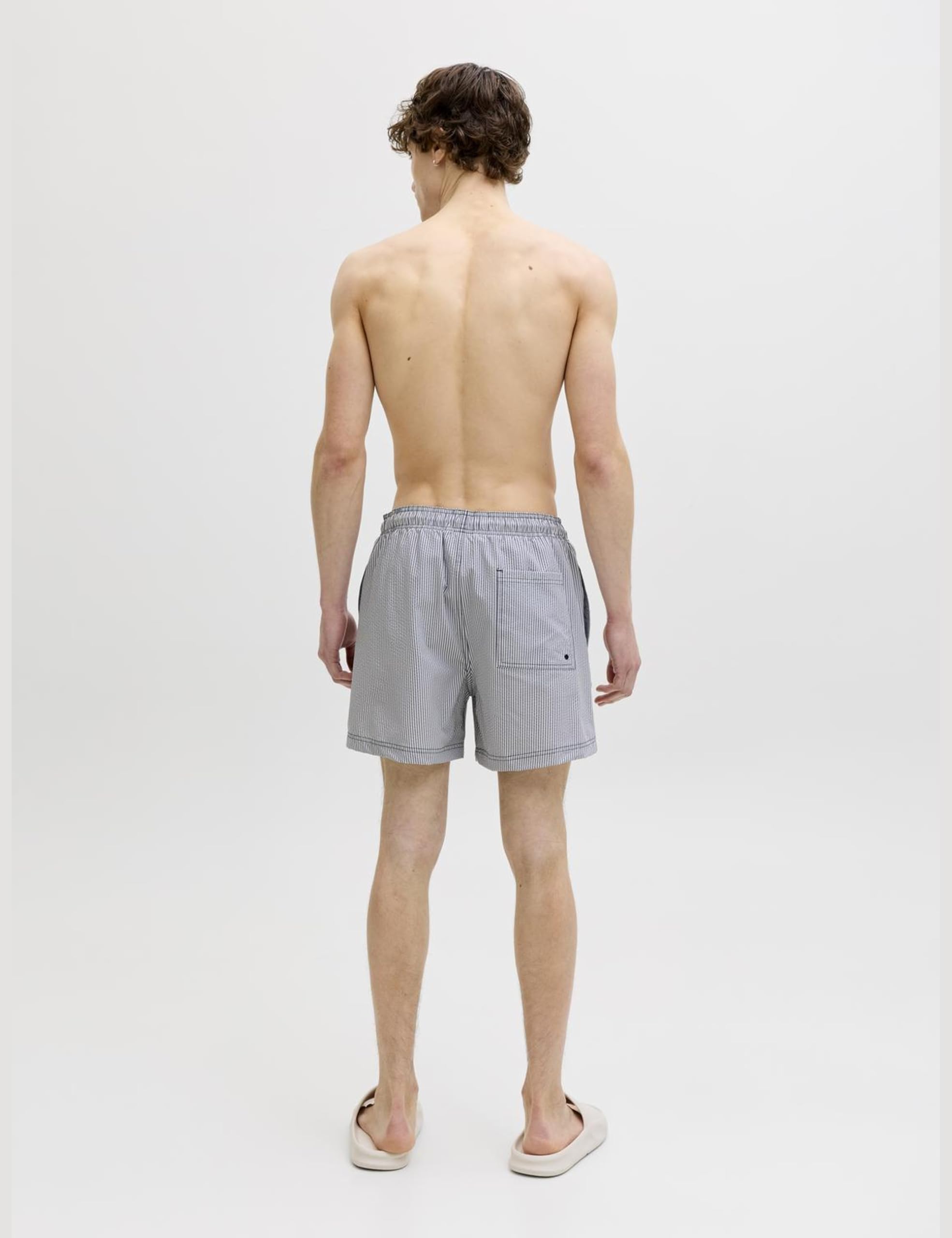 JACK & JONES Jpstmaui Ocean Seersucker Swim Shorts Uomo