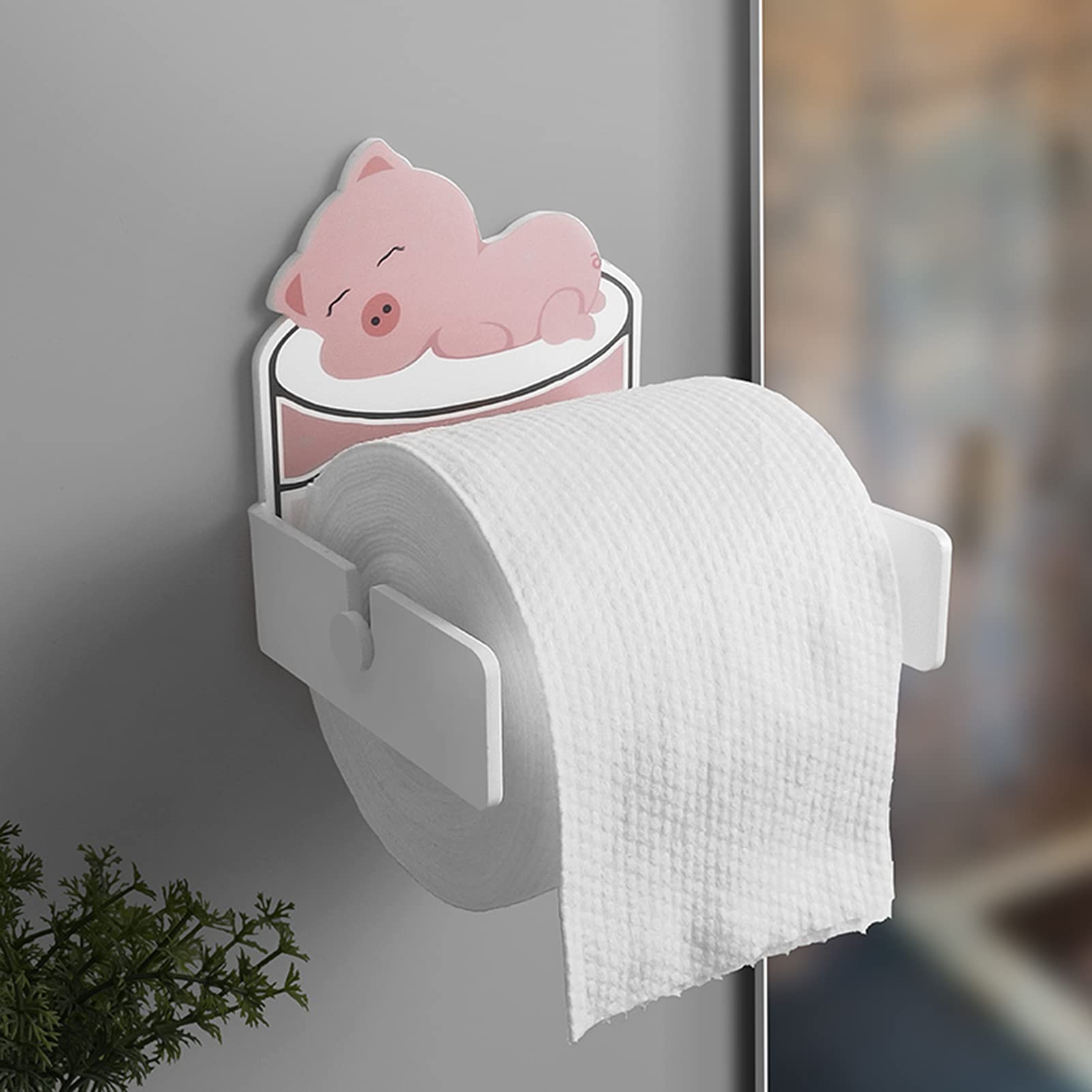 LIU Dibujos Animados, Dispensador De Toallas Desechables De Pared Autoadhesiva Acrílica para El Hogar, para La Habitación De Los Niños