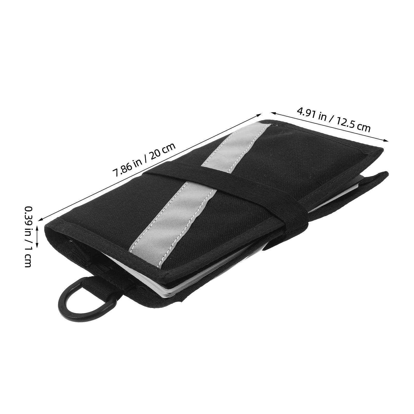Toddmomy Carnet sous-Marin Étanche 8x5 Noir, Indéchirable pour Plongée