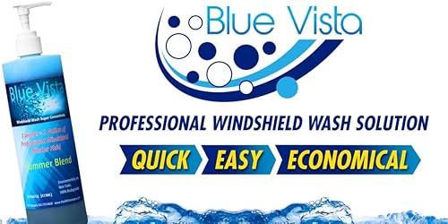 Miniatura 3 de 440 galones. Super Concentrado Líquido para Lavaparabrisas Concentrado 8oz. EZ pour bottle Qwix Mix