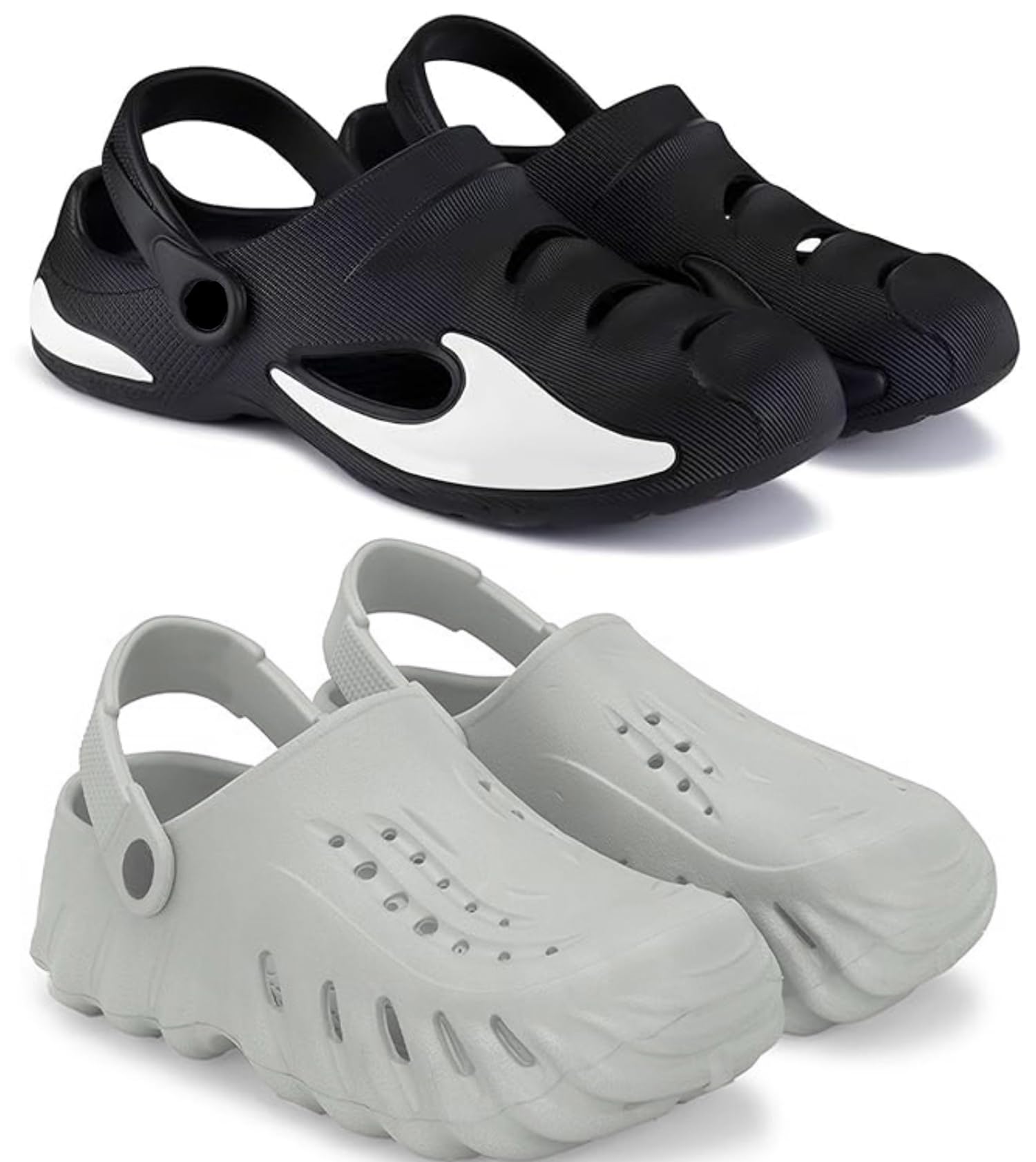 pampy angel Combo Pack of 2 Slipper/Flip Flops/Slides/Clogs/Sandals for Men (Clog-700 Vs Clog 200)-picture-23