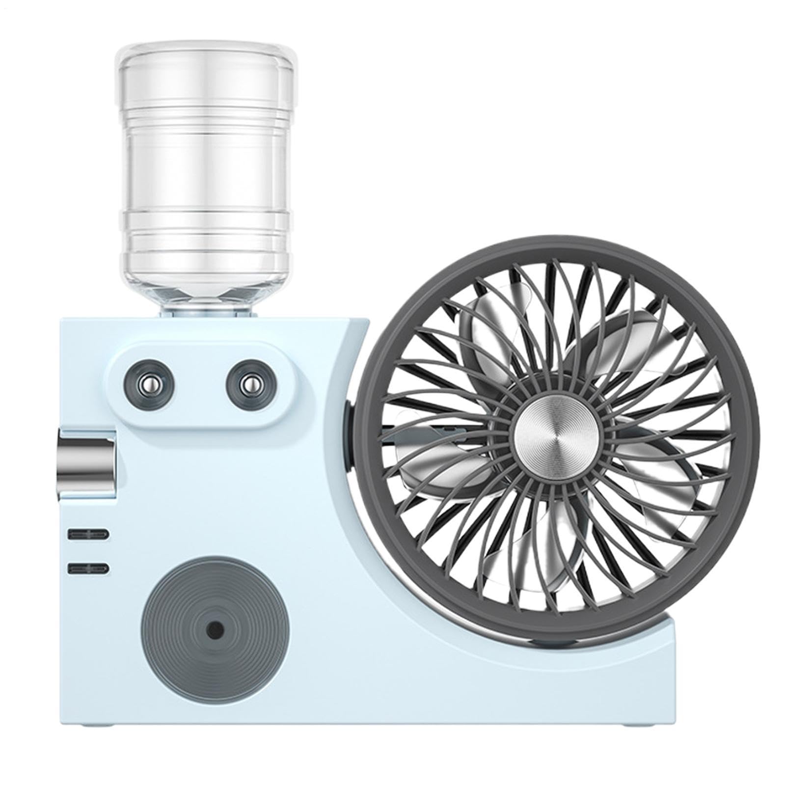 Ventilatore Portatile Con Nebulizzazione Circolatore Di Aria Da Tavolo