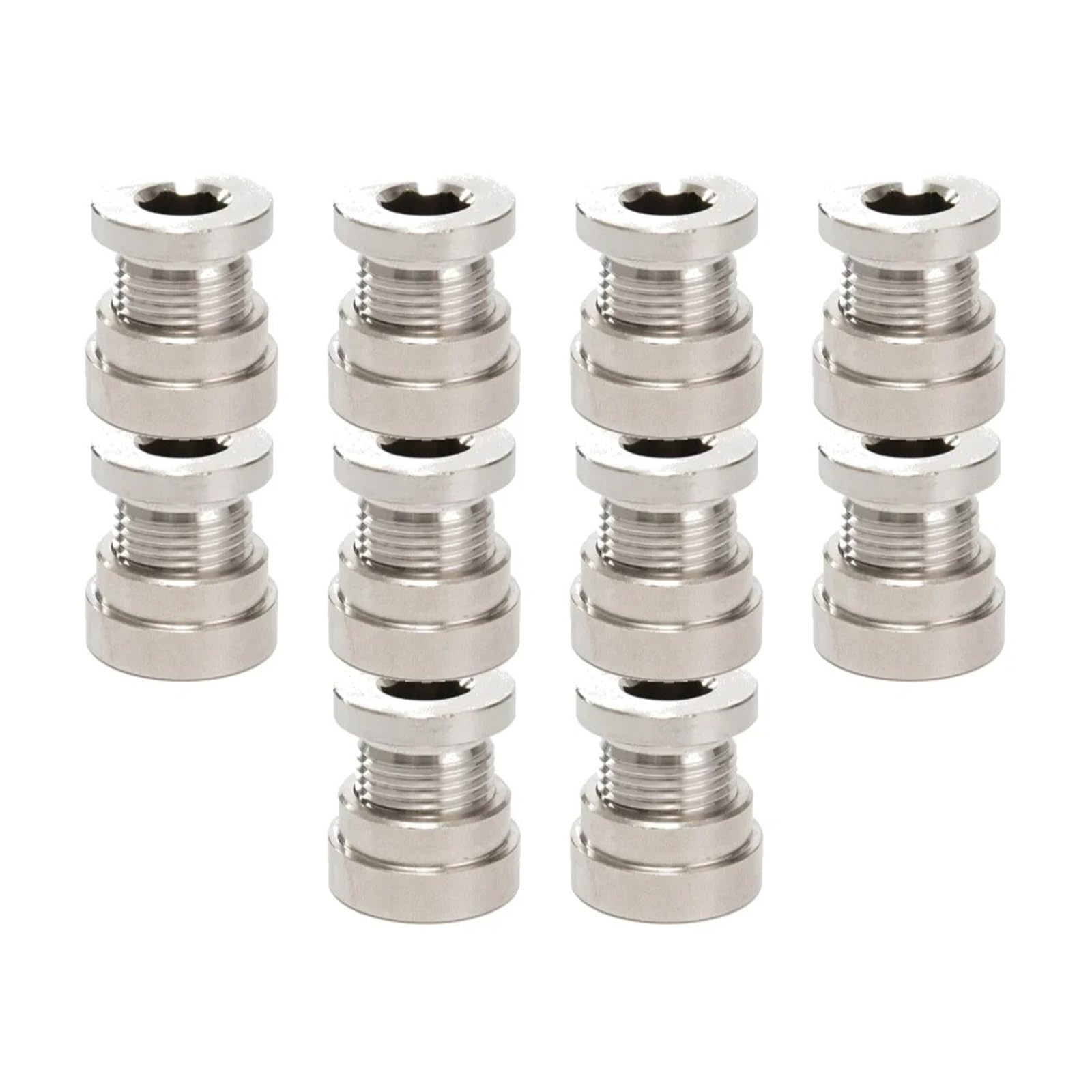 Sensore Particolato PM NOx Elettrolitico Lambda O2 Sensore Ossigeno Nichel Dado Connettore Placcato M18 1.5 Tappo Adattatore Spacer Extender Metallo Saldato Bullone(10piece)