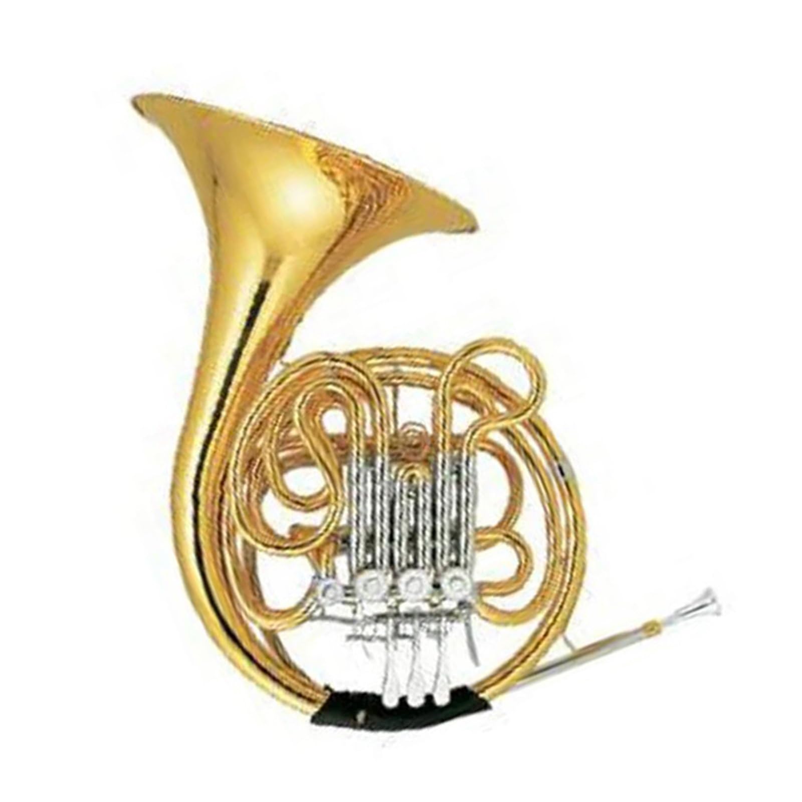 Róg Francuski Instrumenty Muzyczne Profesjonalne Wykonanie Złoty Lakier F Bb Klucz Podwójny Róg Francuski