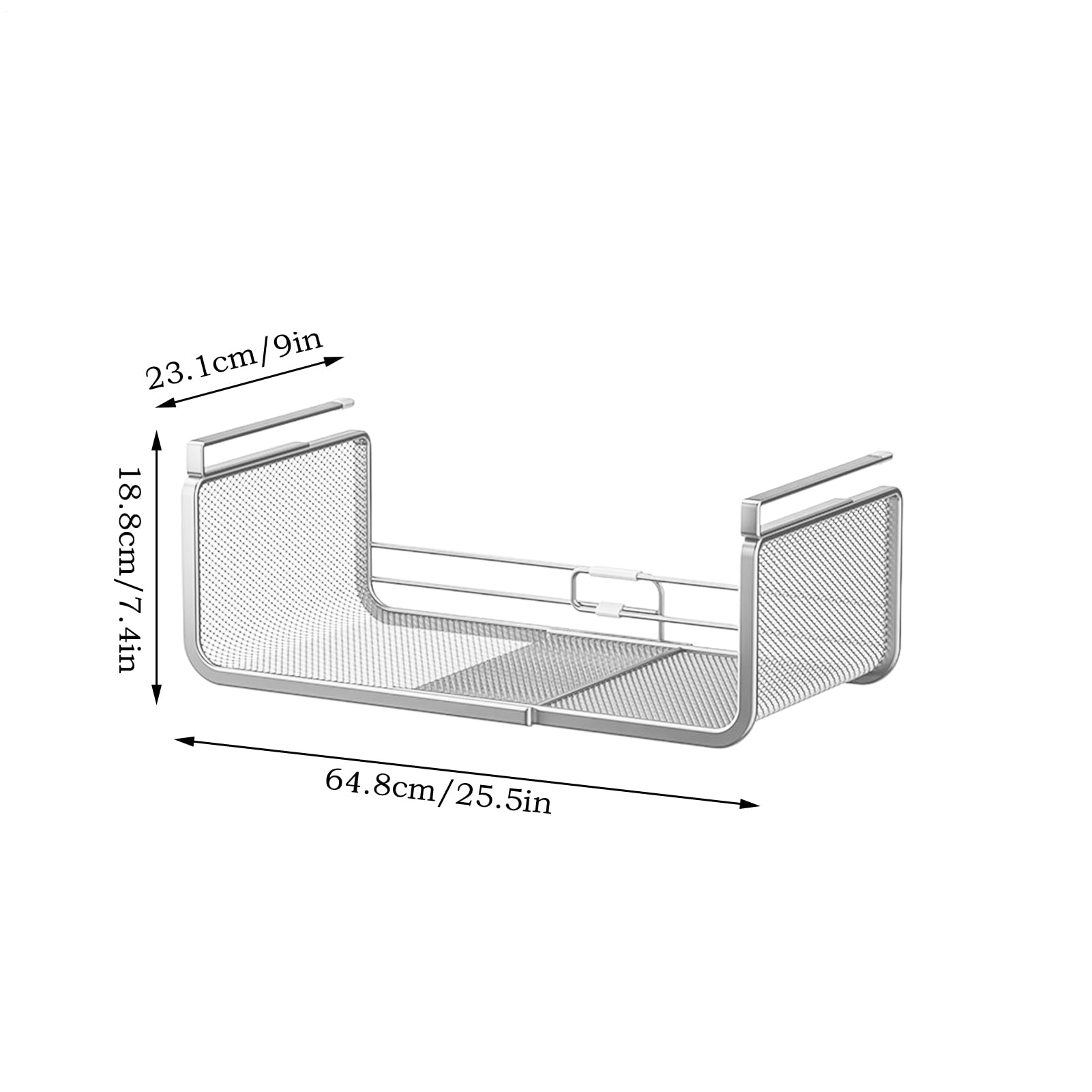 Estante Bajo Armario Organizador Multifuncional Expandible Ahorraespacio | Organizador Colgante Bajo Estante Para Cocina, Baño, Estudio, Armario, Condimentos, Conservas, Vajilla