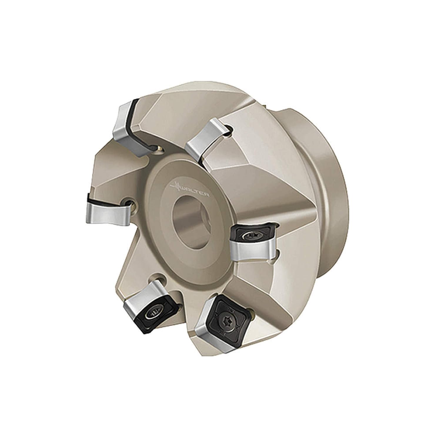 F4033.B27.080.Z06.09 - Walter Indexable Face Mill: 98.00mm Max. Cutting Dia., 0 Side Cutting Edge Angle,