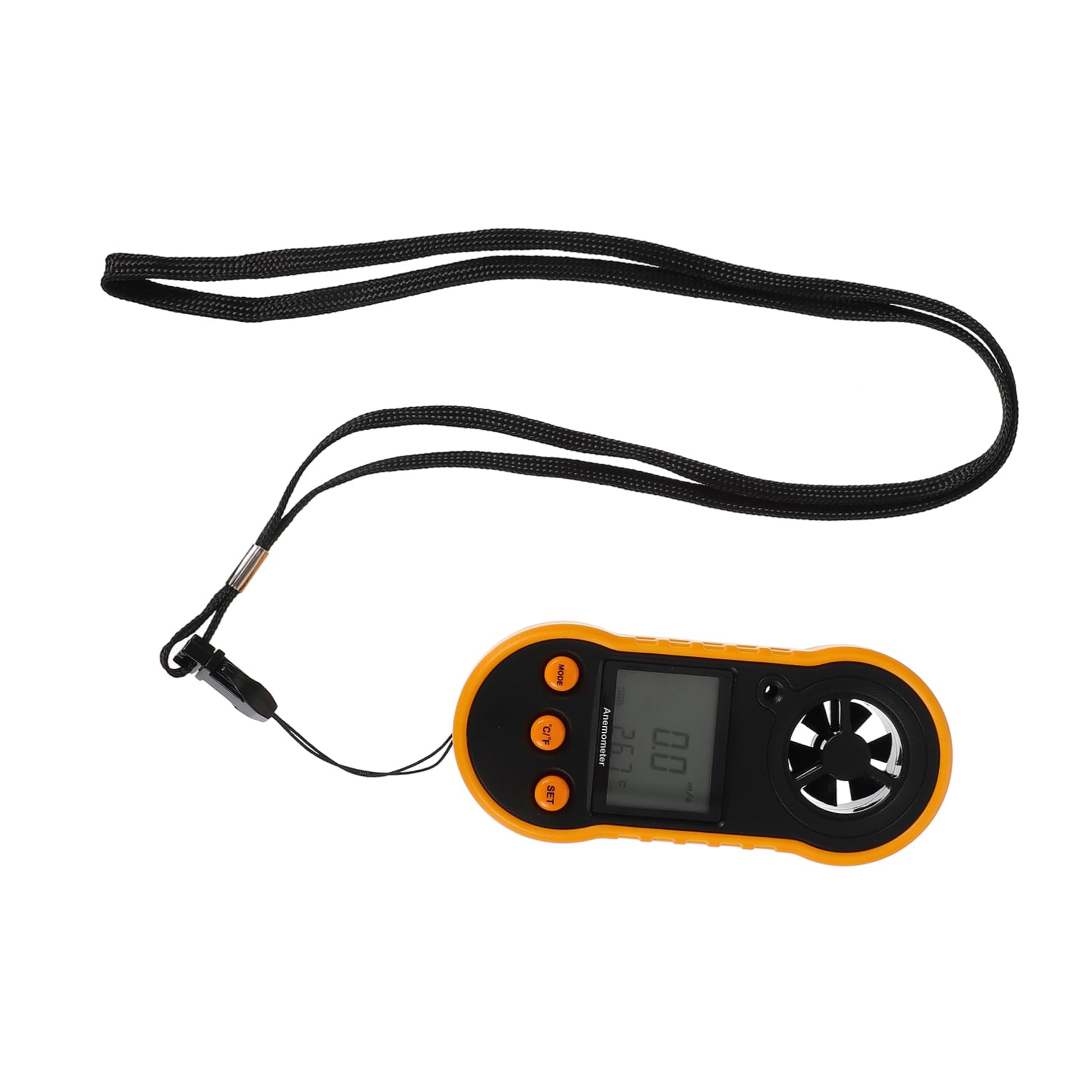 BESPORTBLE 2 Pièces Anémomètre numérique mesure de la vitesse de l'air compteur de mesure d'air anemometre portable anémomètre portable de la vitesse du vent ventilateur Plastique