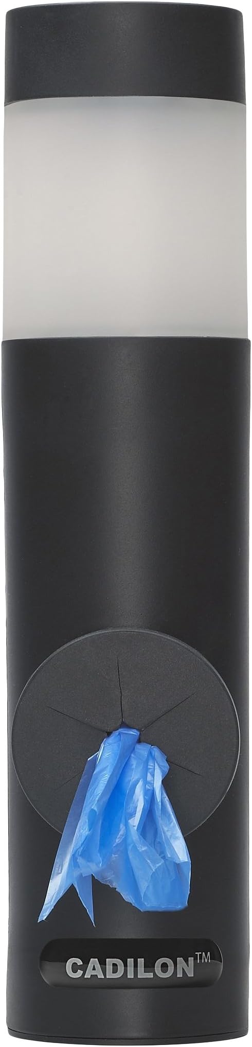 CADILON(TM) Color Changing Solar Light N' Dog Bag Dispenser