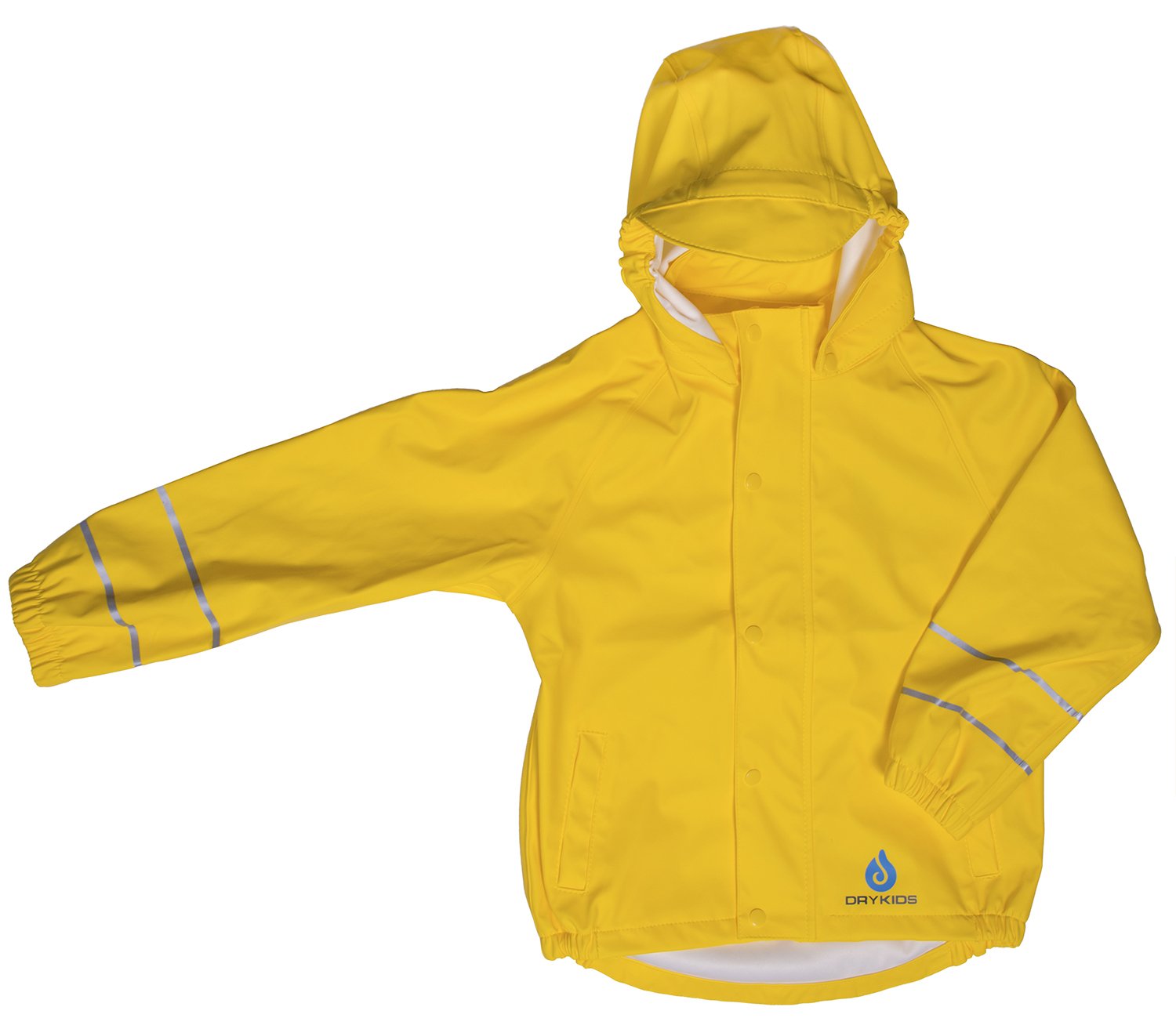 Dry Kids Yellow Childrens Pu Jacket 9/10Yrs