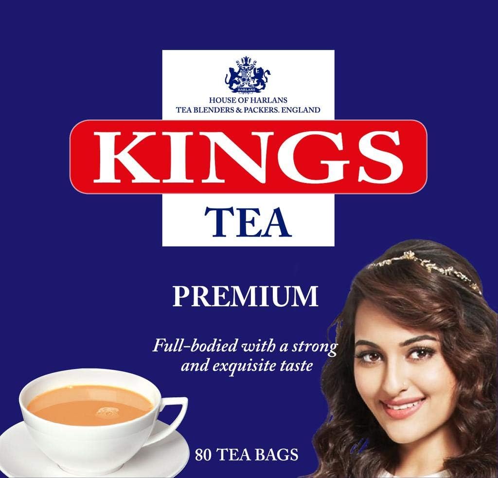 KINGS TEA PREMIUM ENGLISH BREAKFAST 160 TEA BAGS