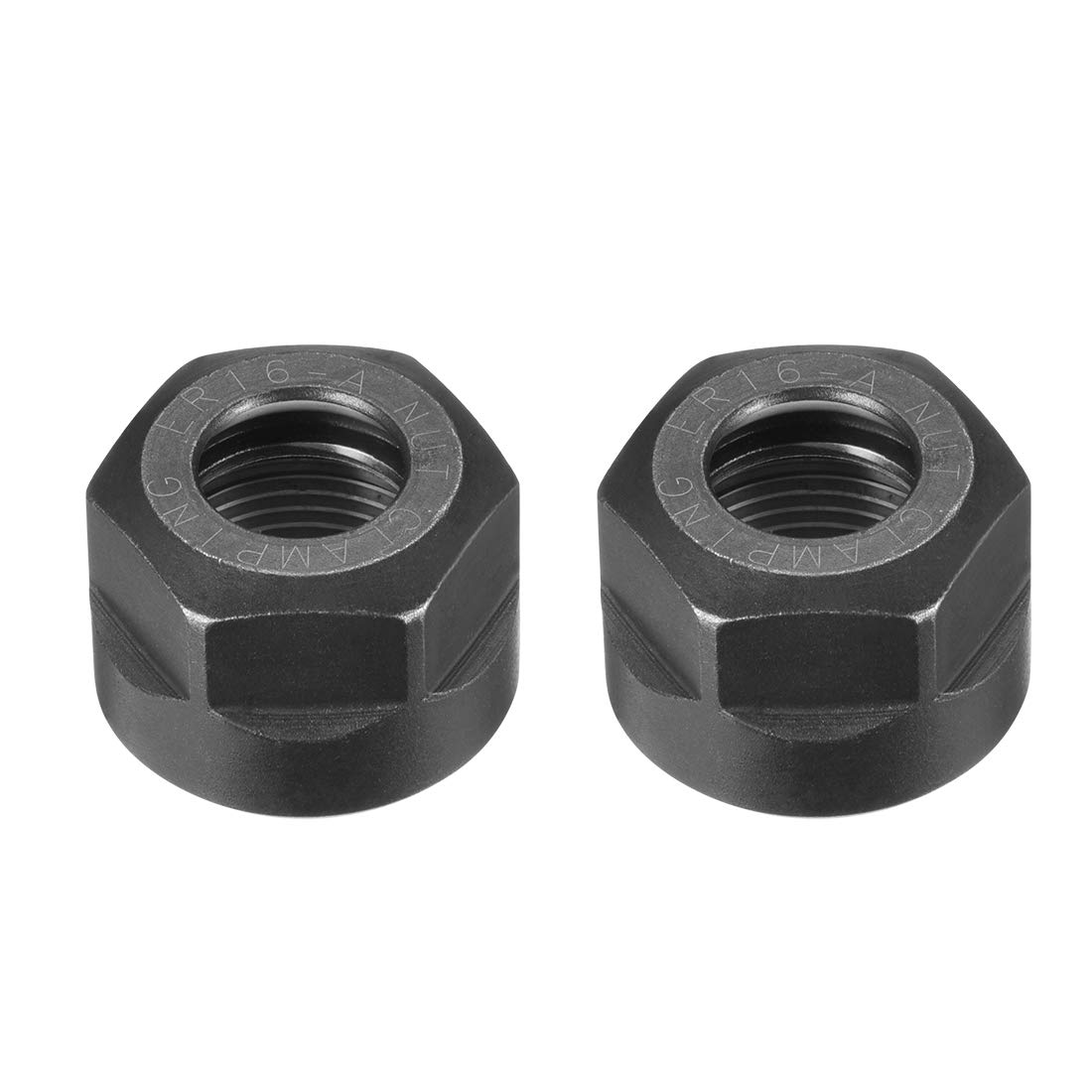 sourcing map Tuercas de sujeción de la pinza para el soporte del mandril de fresado cnc torno er16a 2pcs