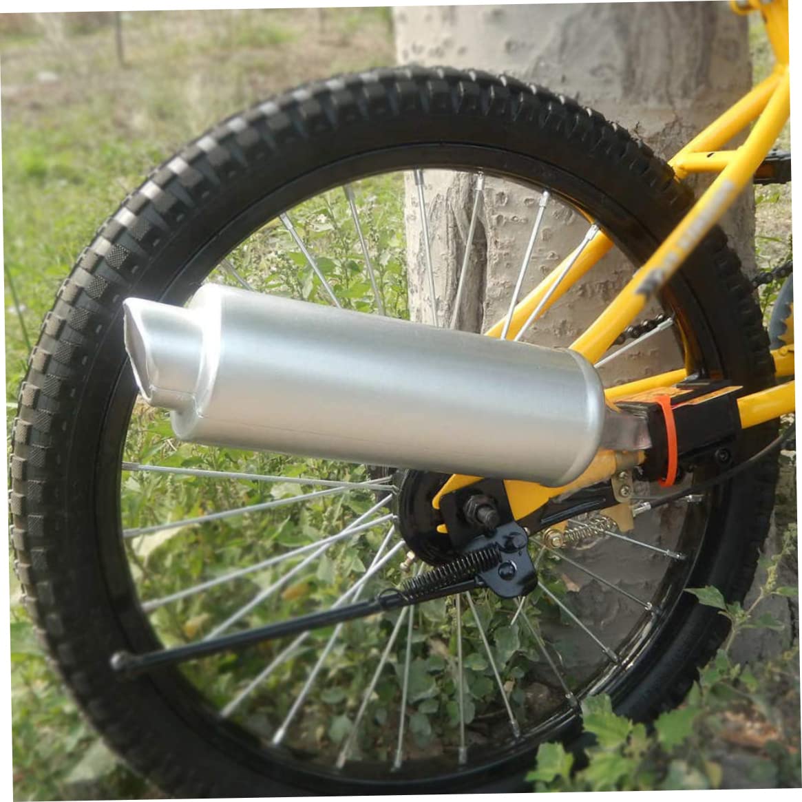 Raggi per bici, Generatore di rumore per bici Sistema audio di scarico Turbo Turbina Tubo di scarico per Giocattoli con effetto sonoro Accessori per biciclette per l'uso quotidiano