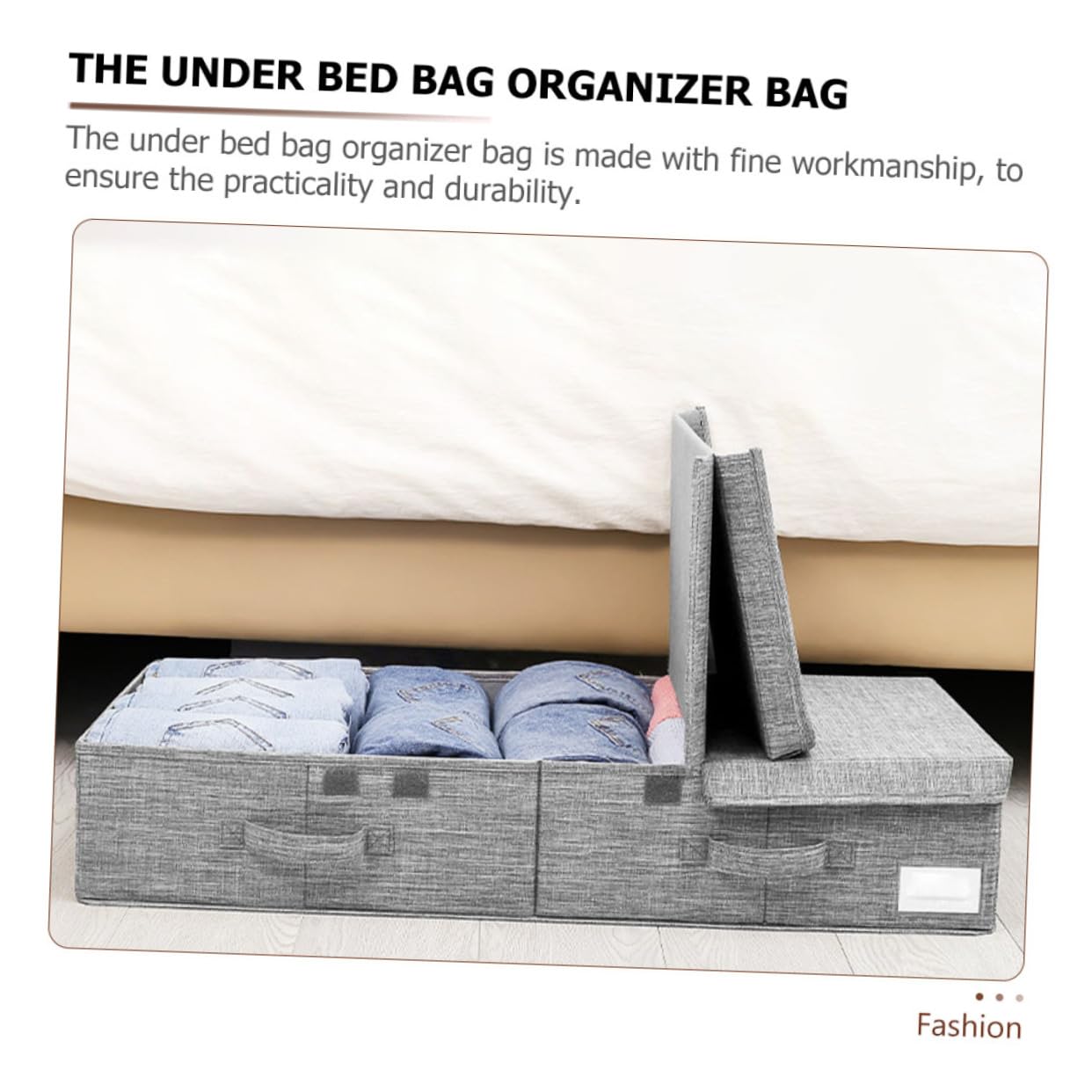 MAGICLULU Bolsa Ropa Almacenaje Contenedor Cama Plegable Organizador Zapatos Funda Mantas