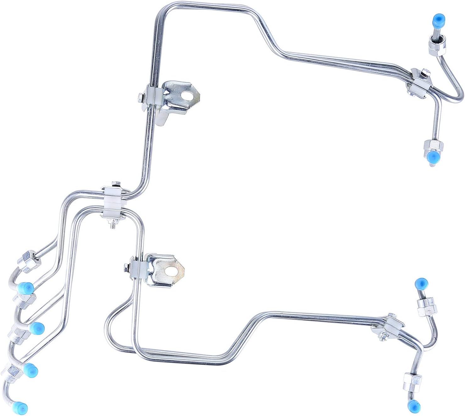 Saitedudu 4988285 12mm Diesel Fuel Injector Lines Set Compatible with 3