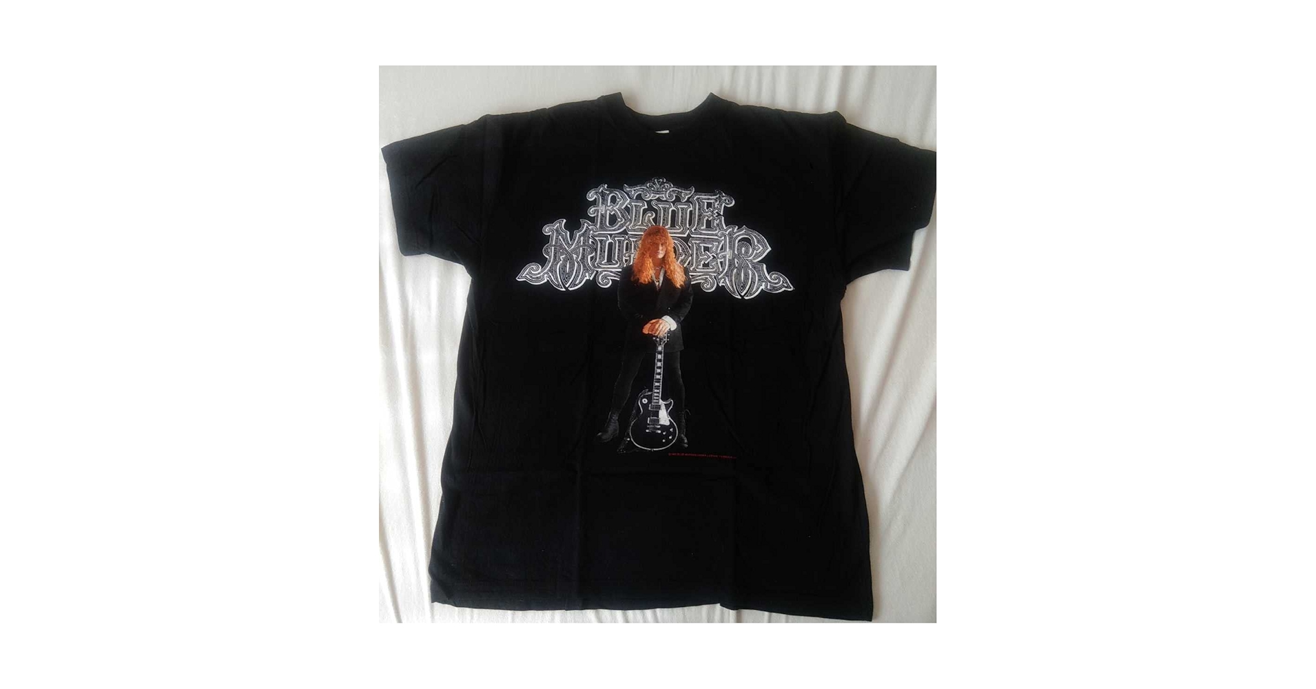 ツアーTシャツ Blue Murder JAPAN TOUR 1993 BLUE MURDER JOHN SYKES】ロックTシャツ メンズ バンドTシャツ