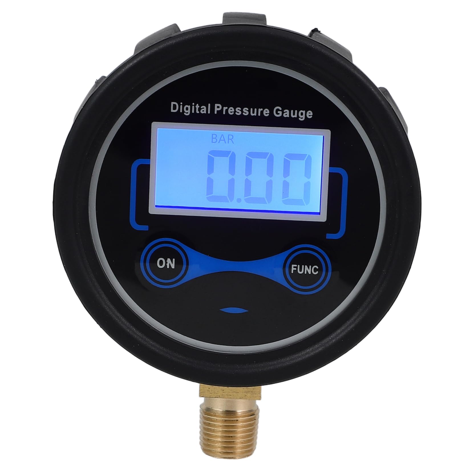 MAGICLULU 5 Piezas Manómetro De Pantalla Digital Monitor De Presión De Coche Medidor De Presión De Aire De Neumáticos Auto Con Medidor De Presion De Neumaticos Herramienta Negro El Plastico