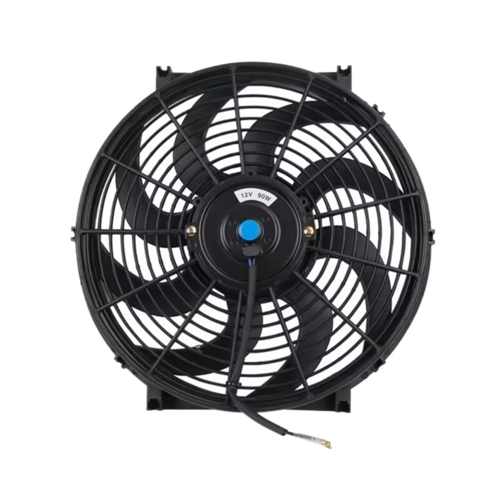 Ventilador Refrigeración Motor Universal 7 9 10 12 14 16 Pulgadas 12V 80W 2100RPM Aire Acondicionado Electrónico Ventilador Refrigeración Radiador Hoja Kit Refrigeración Eléctrica(A-7inch-10 blades)