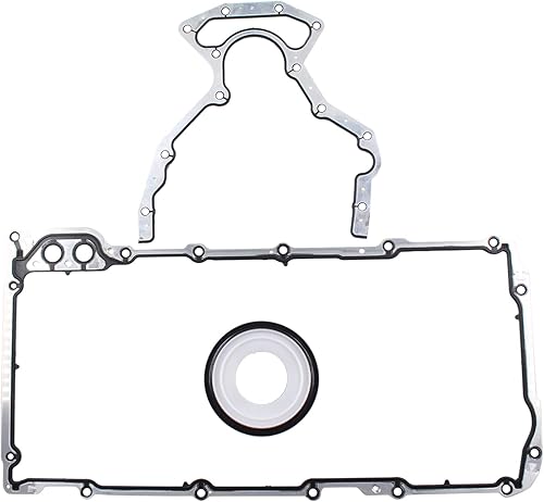 NewYall Paquete de 3 juntas de cárter de aceite para cilindro y tapa del sello principal trasero del motor disponible en Yaxa Peru