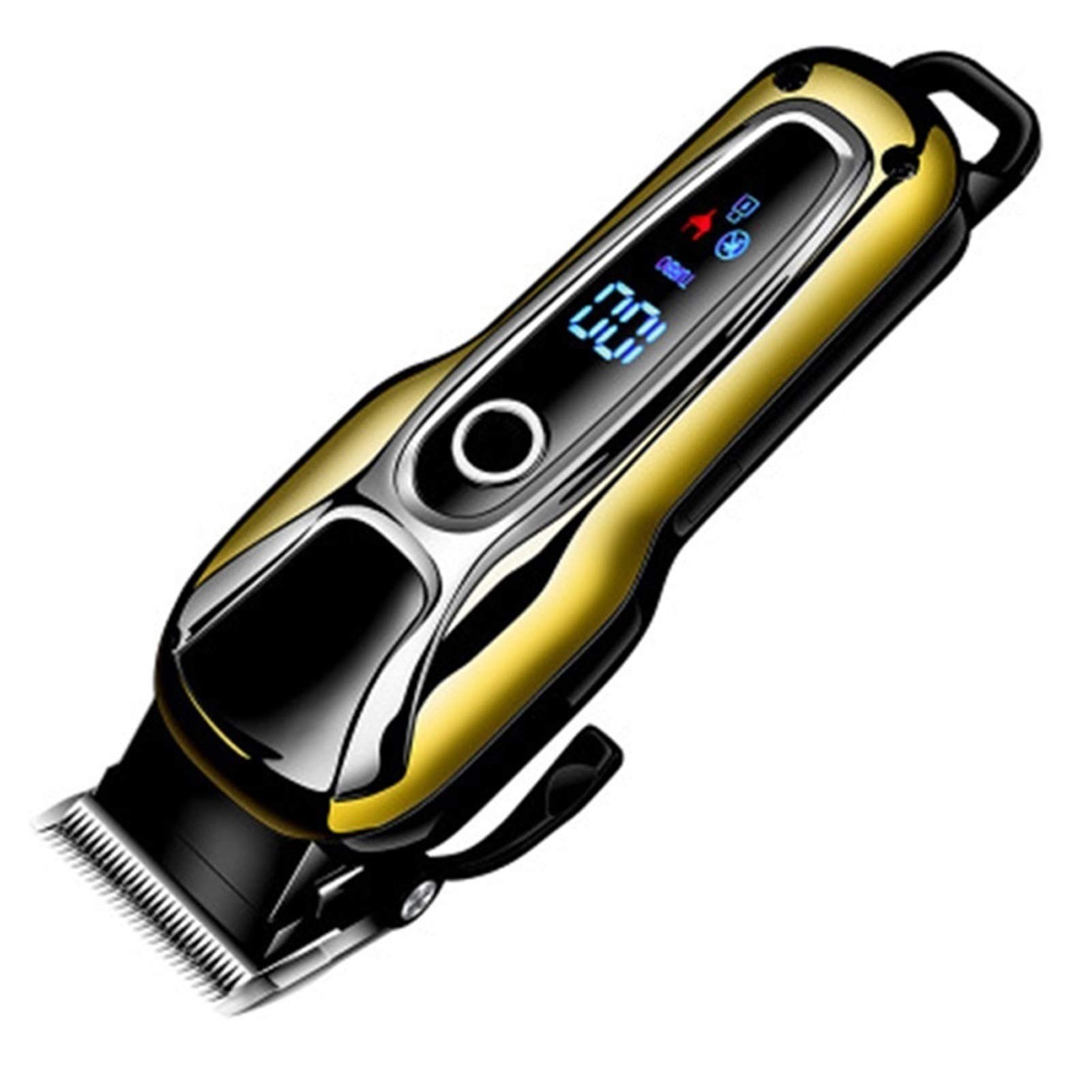 Trimmer LCD elettrico dei capelli Clipper uomini Professionisti tagliatore di del rasoio Rasoio