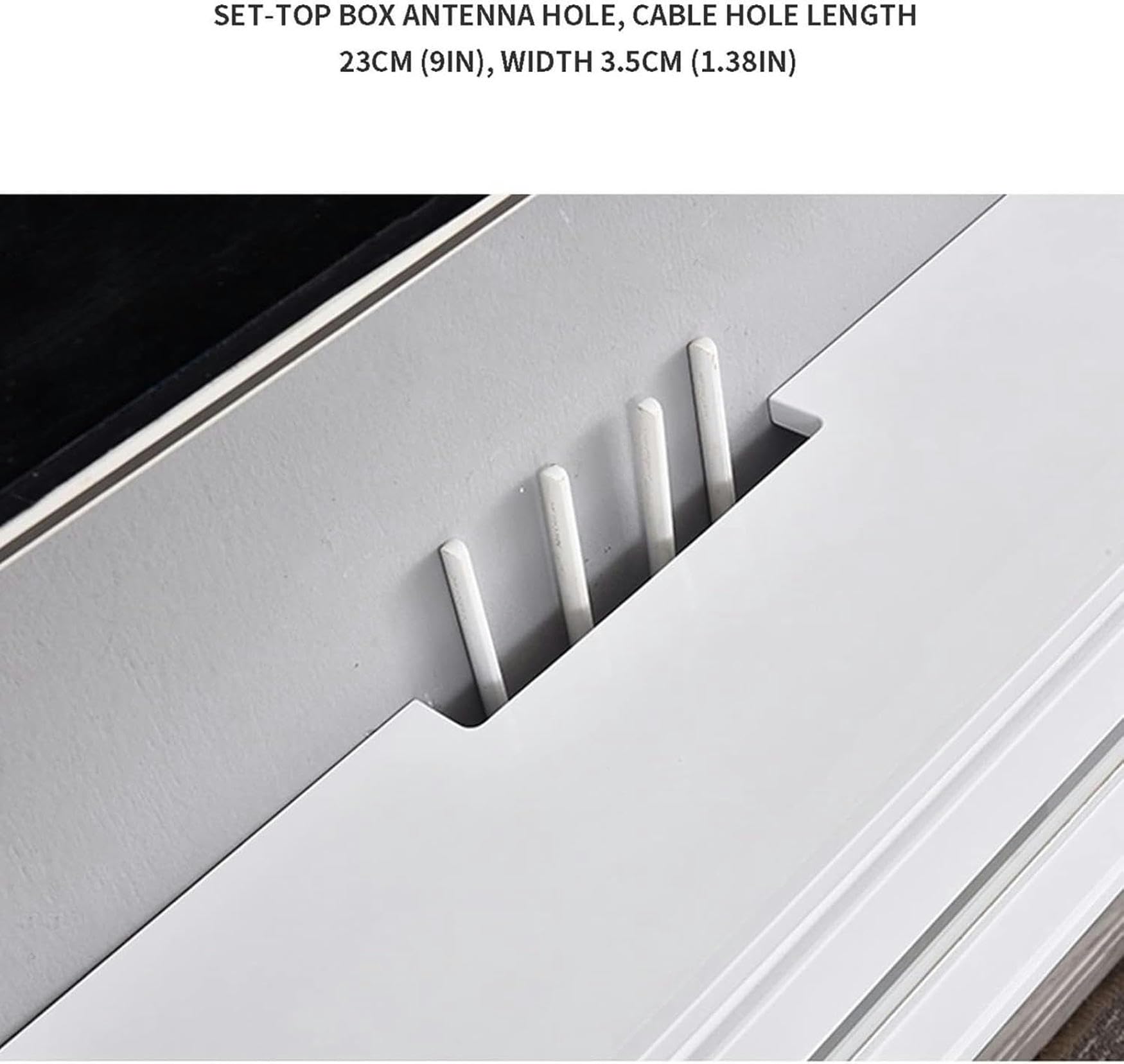 Montaggio A Muro MABIET TV-TV Sostituto-TV Per Console Multimediale, Mobile TV, Centro Di Intrattenimento, Supporto TV Da 120 Cm, Tabellone TV Montato A Parete, Scaffale Di Archiviazione DVD ~/