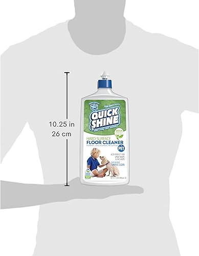 Miniatura 16 de Quick Shine Limpiador de suelos para mascotas de superficie dura de 27 onzas, 6 unidades, listo para usar, elimina la suciedad, sin rayas, sin