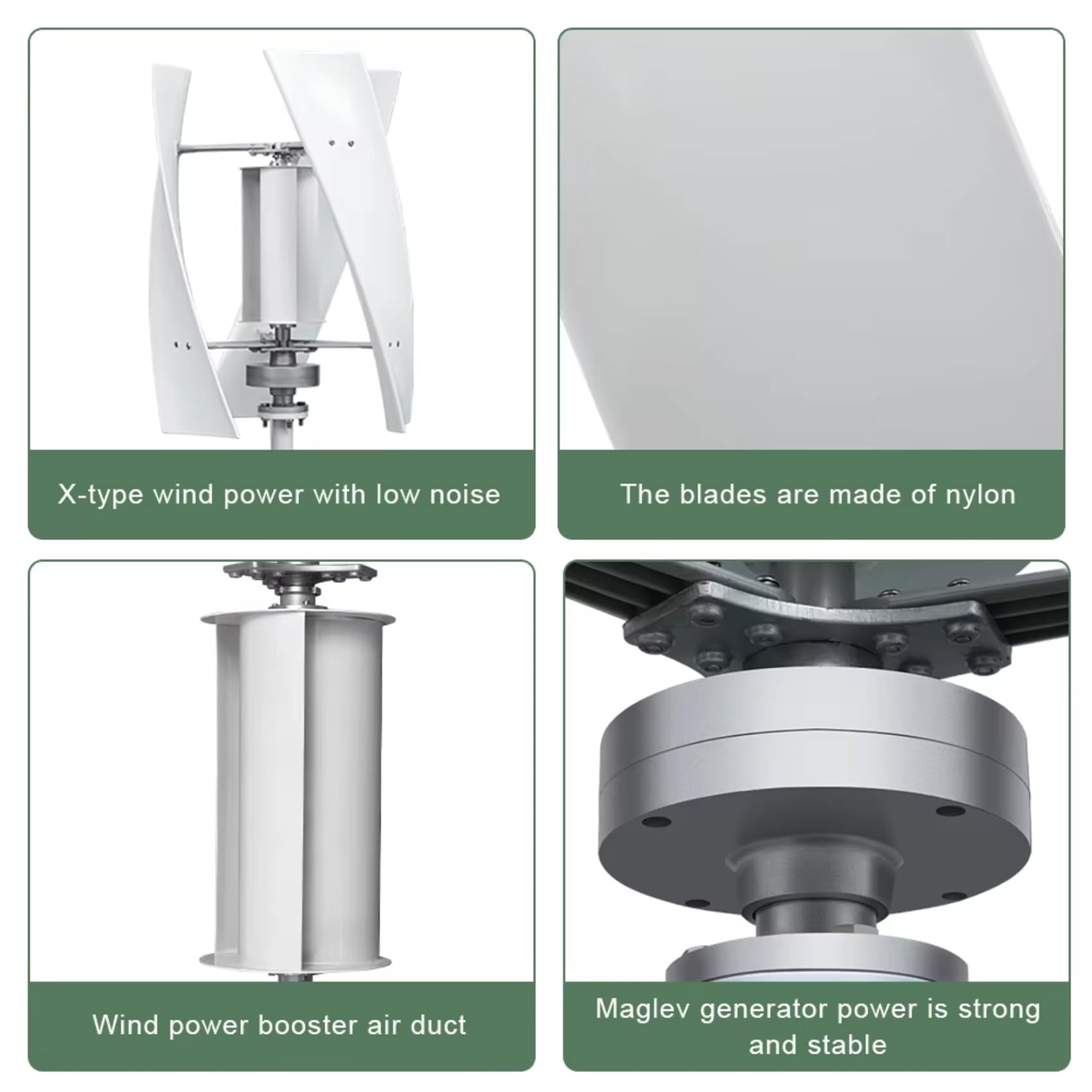 Turbina Eolica Piccola 8000W-12000W a 3 Pale