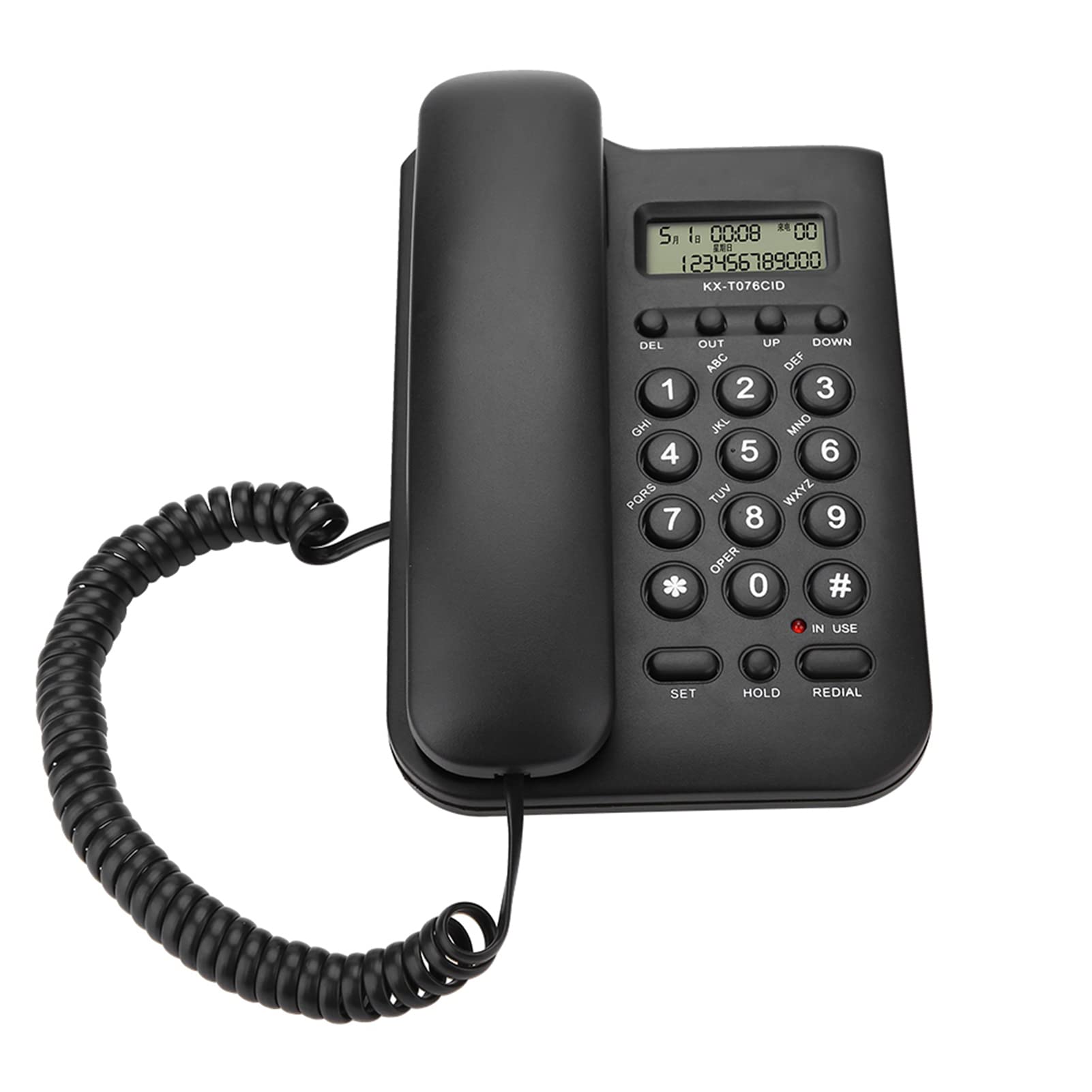 Corded Landline Phone Big Button Household Emegency Hotel Business Desktop Landline Telephone Vintage Telephones 896C - 7