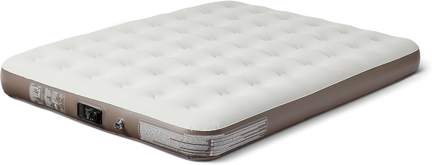 Amazon Basics Air Mattress Queen with Built in Pump, Inflatable air Mattress