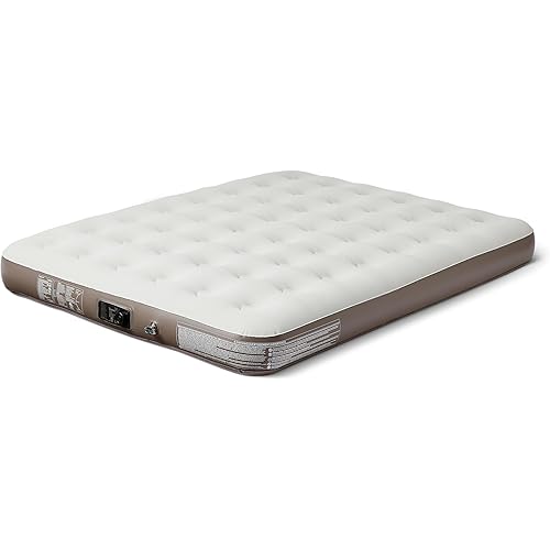 Amazon Basics Air Mattress Queen with Built in Pump, Inflatable air Mattress