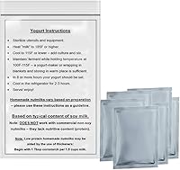 Vista 2 de Cultivo de yogur no lácteo (3-6 galones), para uso con leche de nuez casera sin lácteos o leche de soja comercial