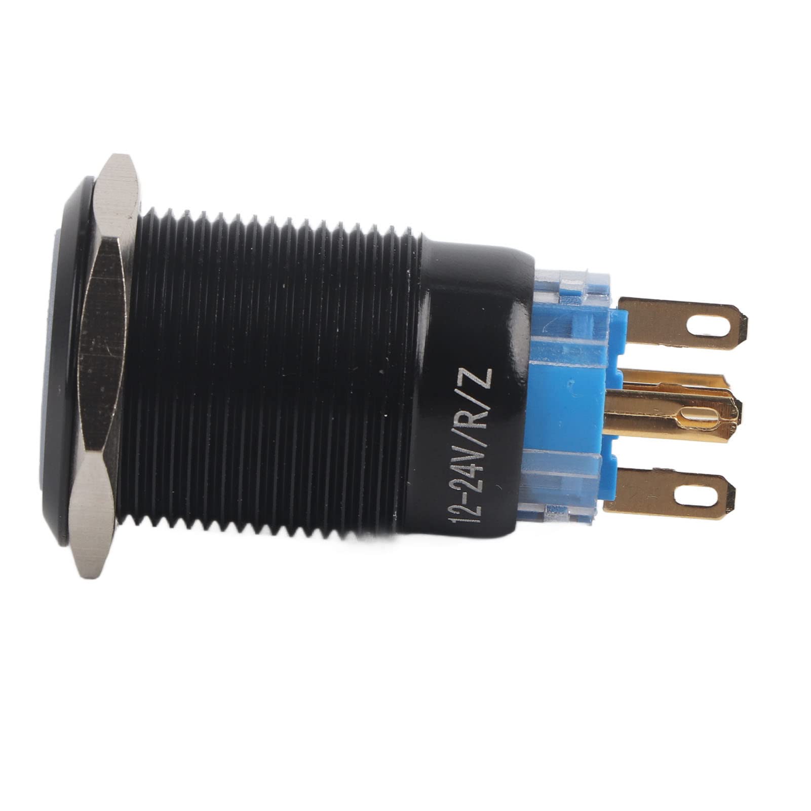 19mm Metal ON-OFF Switch 5 Pin Car LED 12V 19mm Waterproof Metal 5-Pin ...