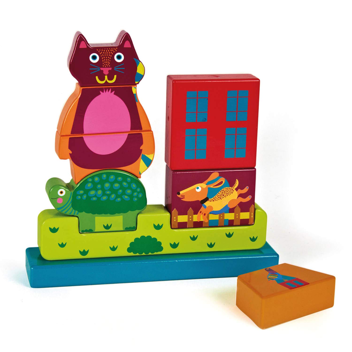 OOPS Imagine Puzzle - City Theme - Wooden Magnetic Toy Puzzle for Toddlers