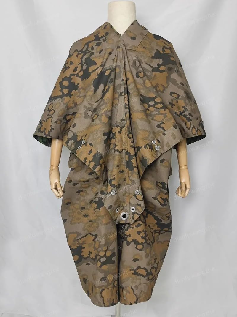Reproduction WW2 GERMAN OAKLEAF REVERSIBLE PONCHO TENT ZELTBAHN