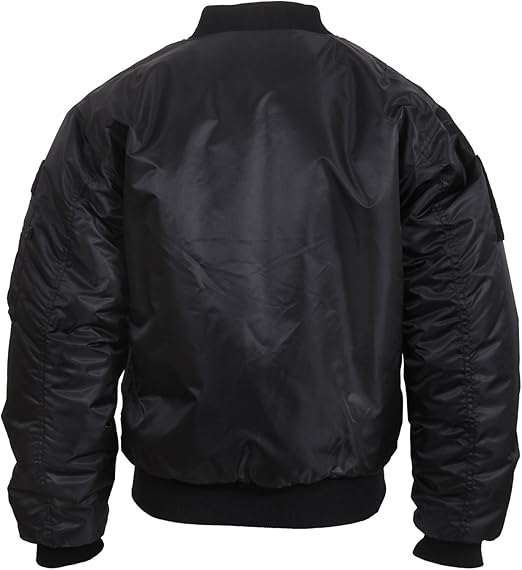 Amazon Com Rothco Ma 1 Flight Jacket With Patches Clothing Shoes Jewelry