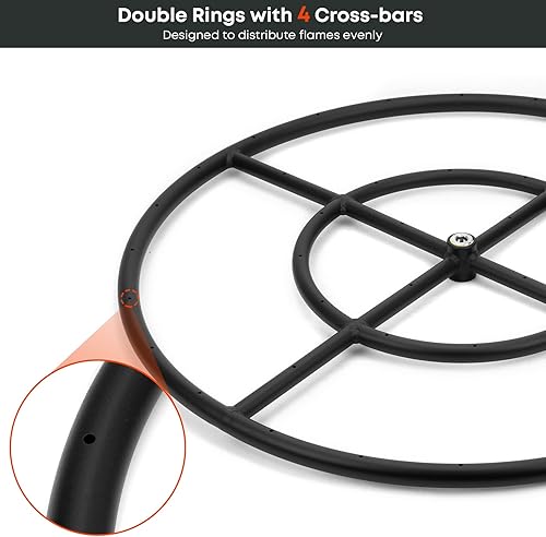 Miniatura 5 de Stanbroil kit de instalación de anillo para fogatas.