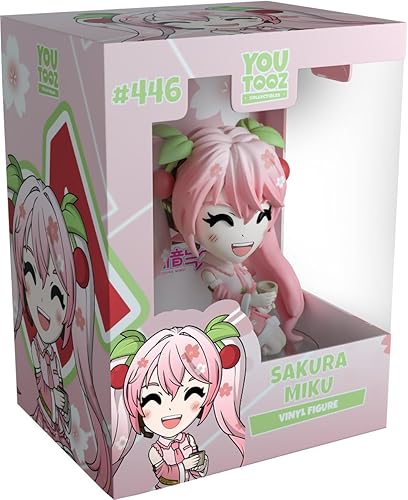 Youtooz - Figura de Sakura Hatsune Miku, figura de vinilo Sakura Miku de 3.6 pulgadas, figura coleccionable de Hatsune Miku, inspirado en el anime disponible en Yaxa Costa Rica