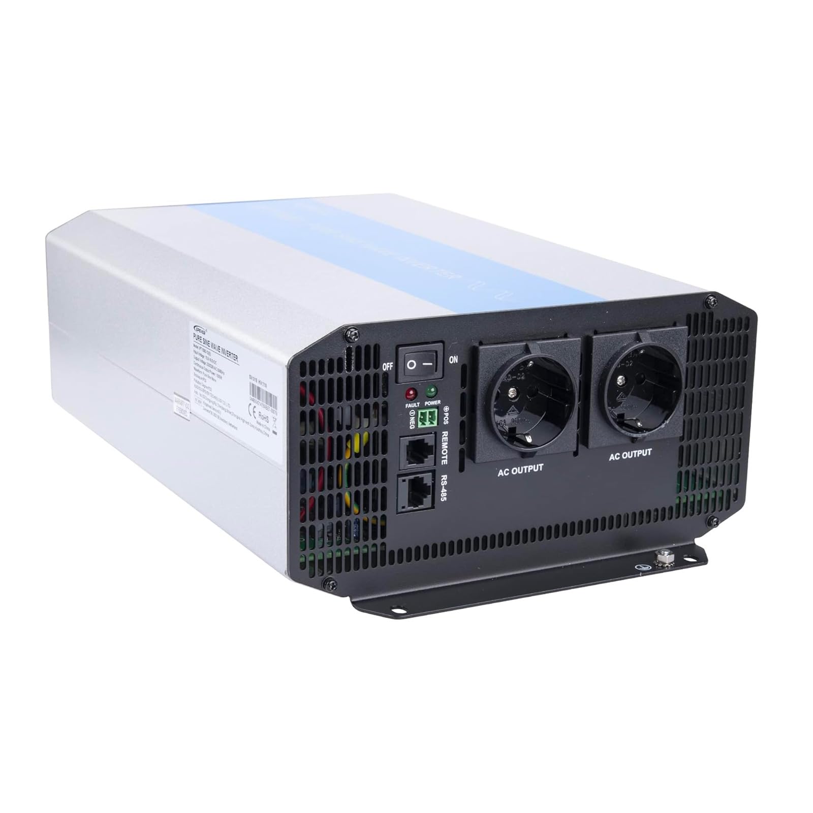 EPEVER Inverter 1000W 12V/230V - Sinusoidale Pura, IP20, Per Auto/Camper - Foto 9