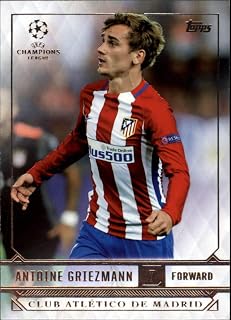 2016-17 Topps Showcase UCL (UEFA Champions League) Soccer #39 Antoine Griezmann Club Atlético De Madrid Official Futbol Trading Card